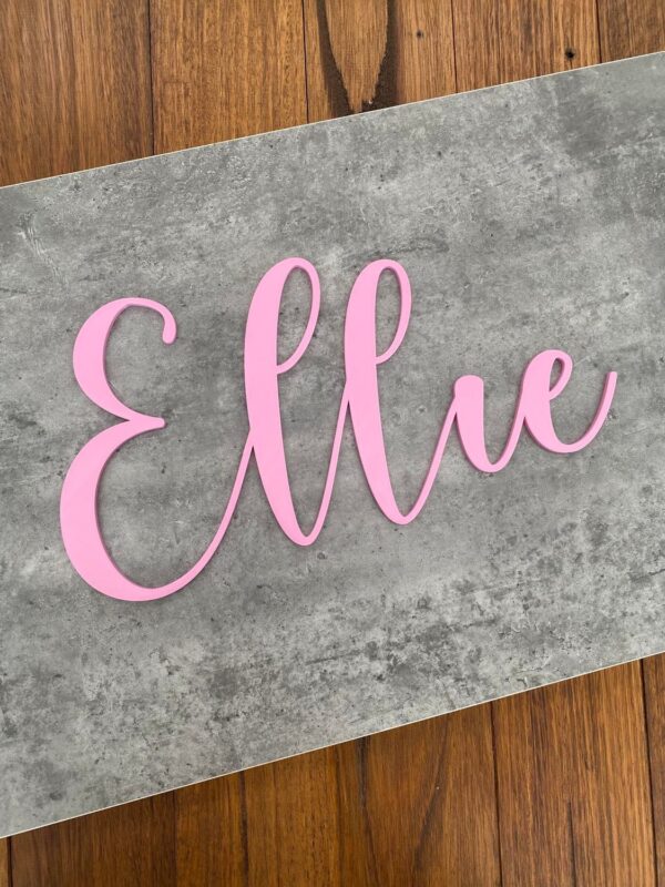 3D Name Wall Decal - Image 6
