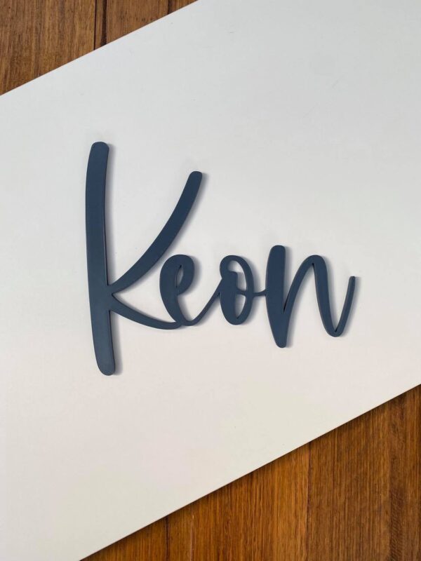 3D Name Wall Decal - Image 3