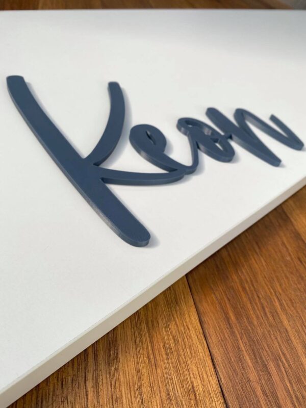 3D Name Wall Decal - Image 4