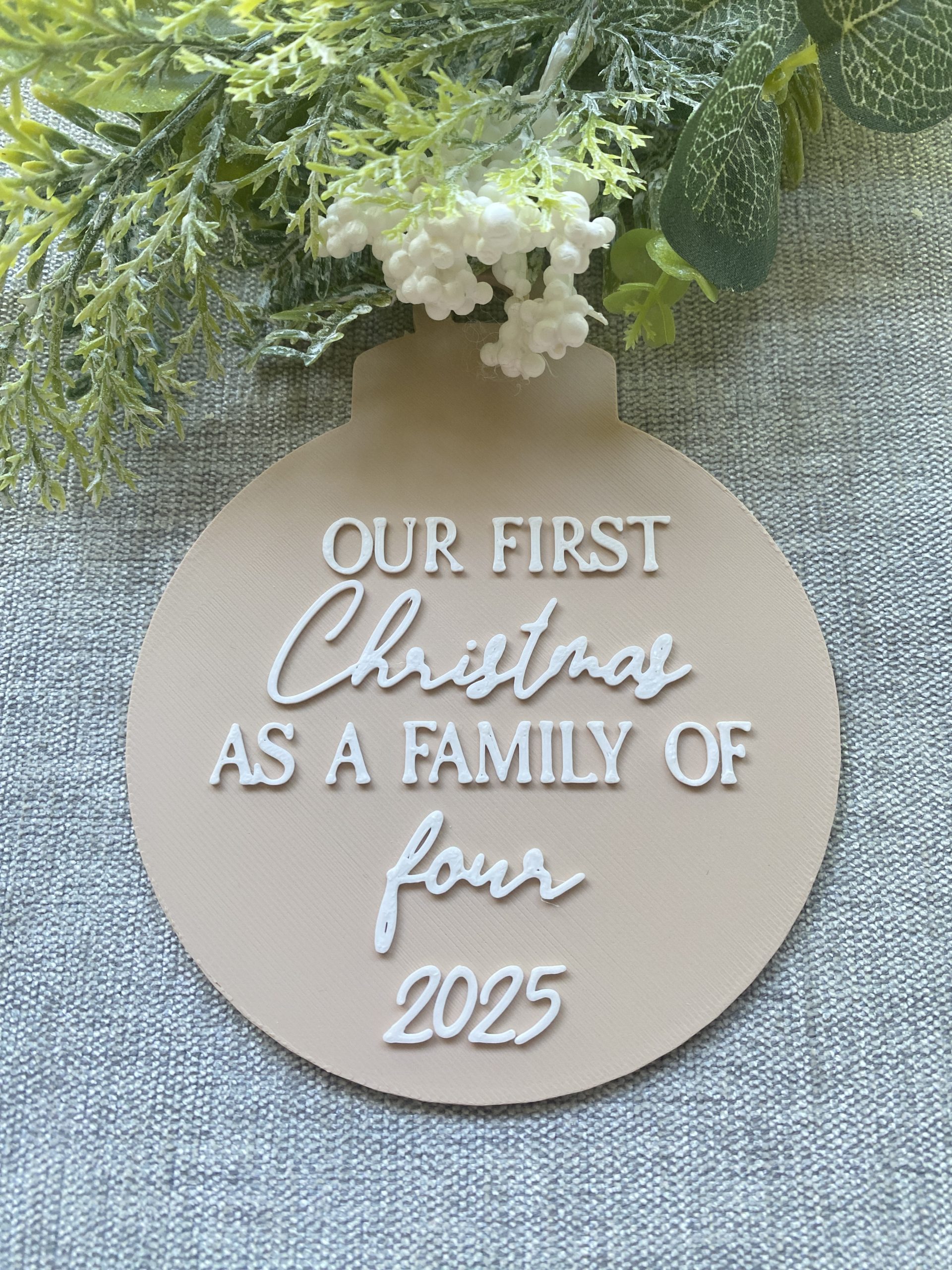 First Christmas As A Family Of Decoration - Image 3