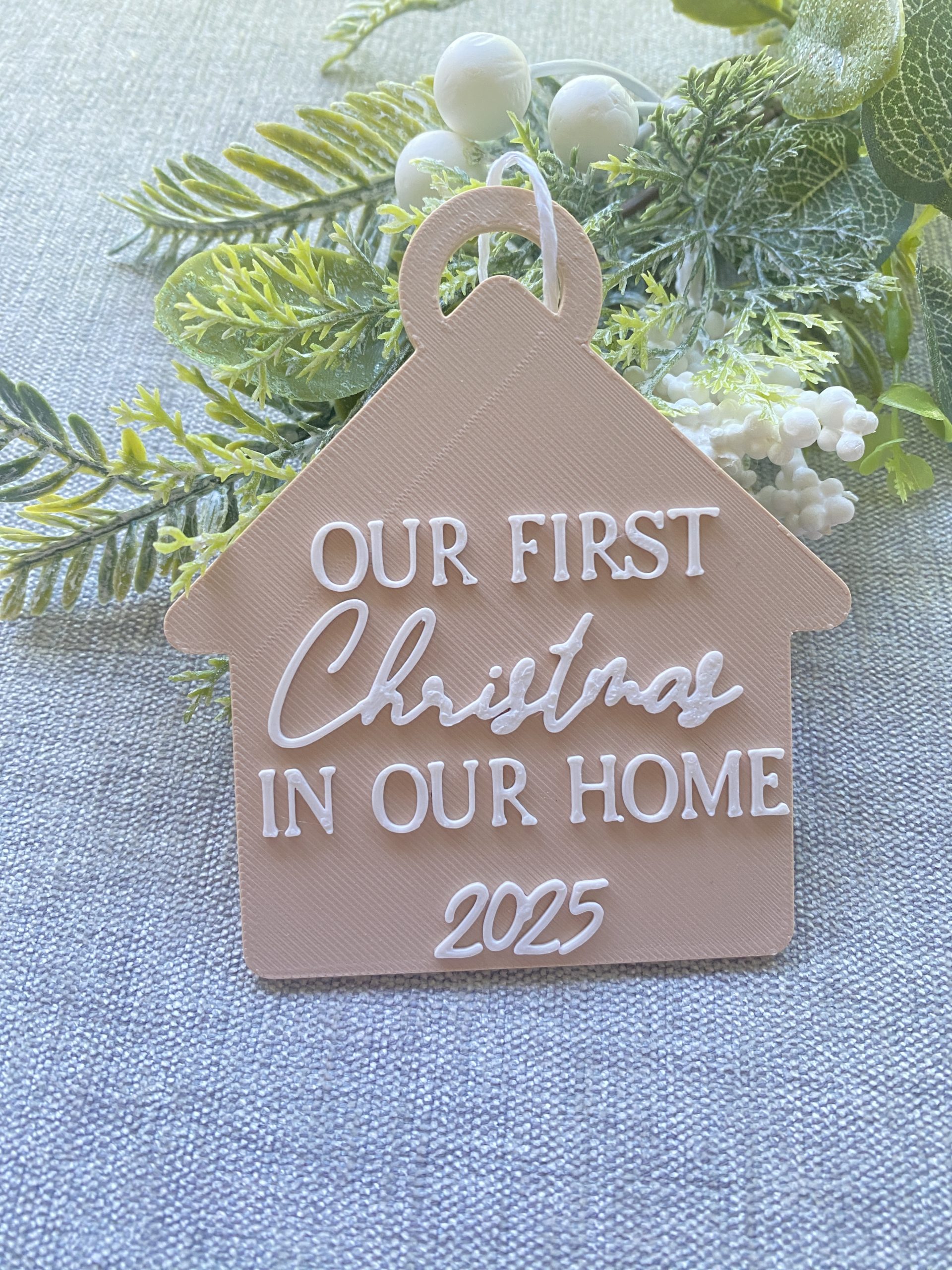 First Christmas Home Decoration