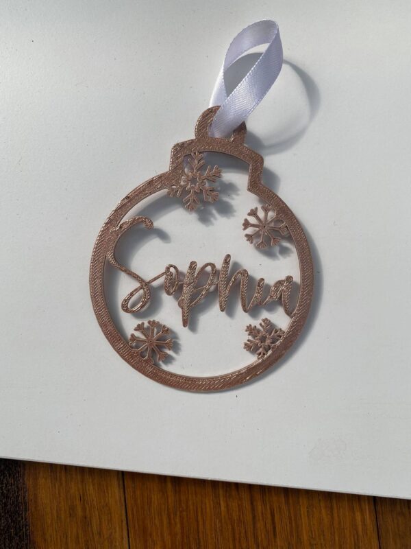 Name Hoop Christmas Decoration - Image 6
