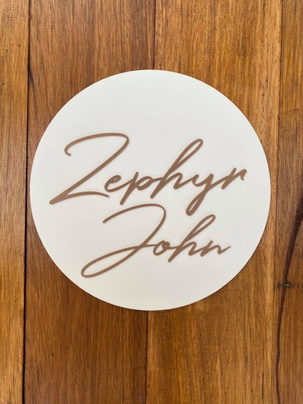 Name Plaque 3
