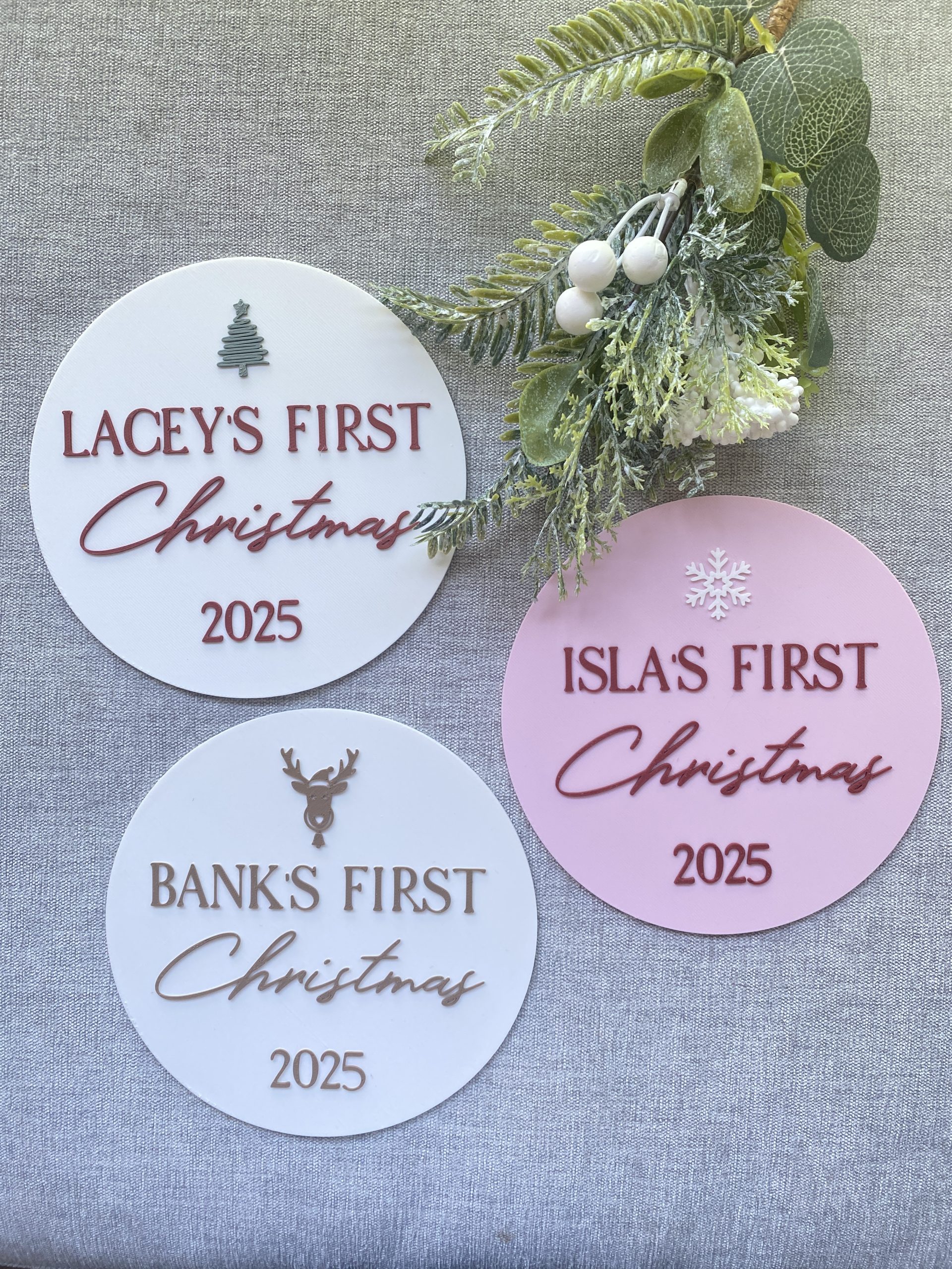 Baby's First Christmas Plaque