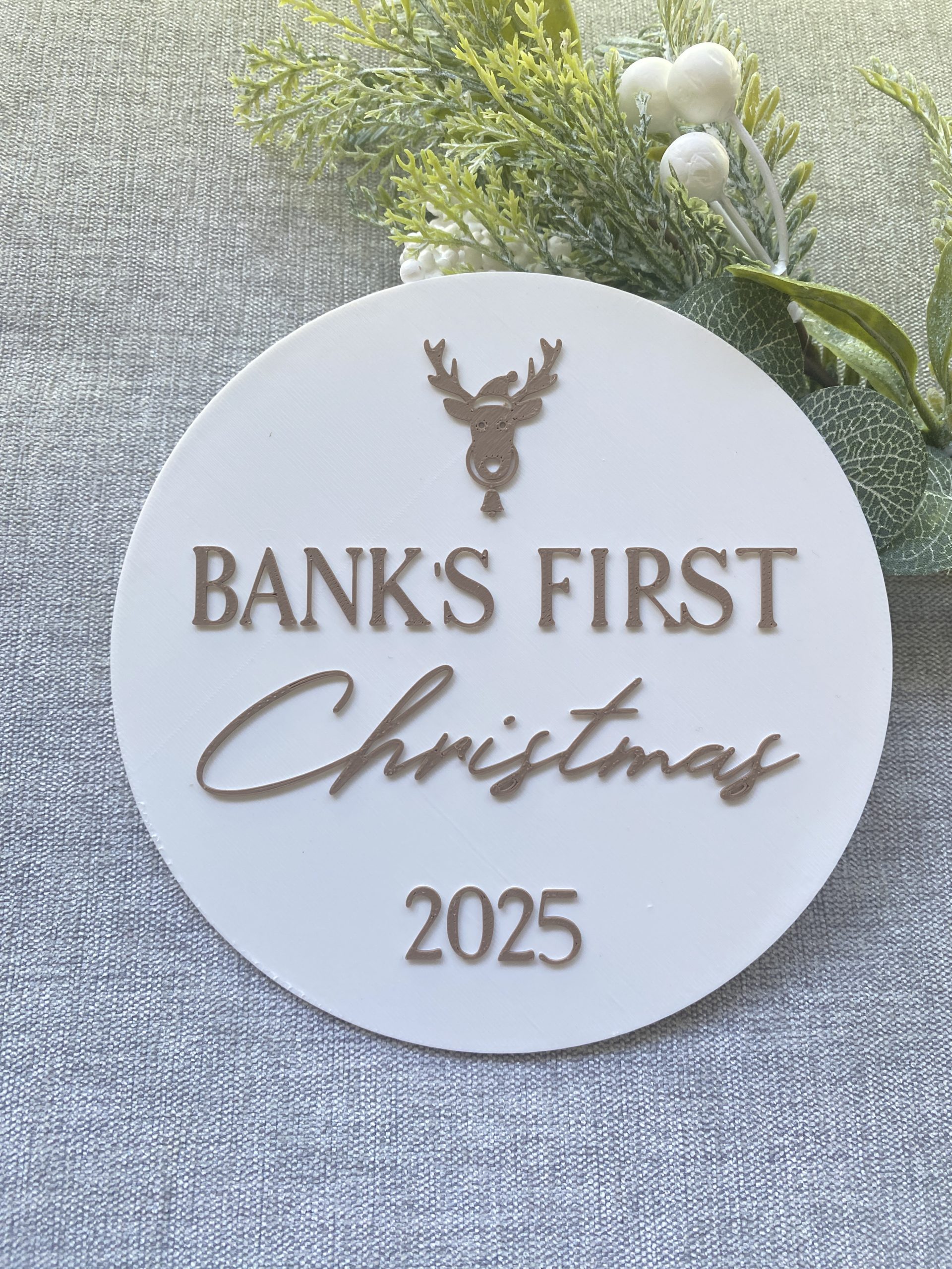 Baby's First Christmas Plaque - Image 3