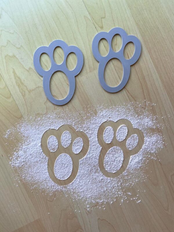 Easter Bunny Footprint Stencil - Image 3