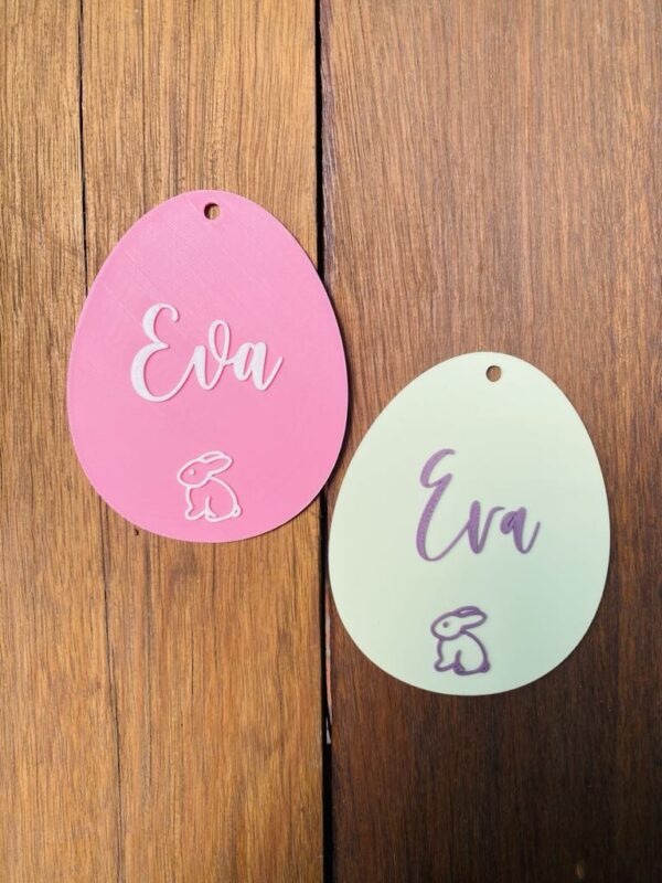 Easter Egg Basket Tag
