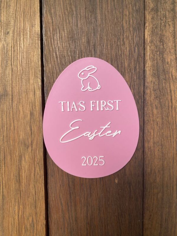 First Easter Egg Plaque