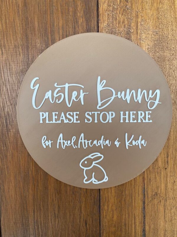 Easter Bunny Please Stop Here Plaque - Image 7
