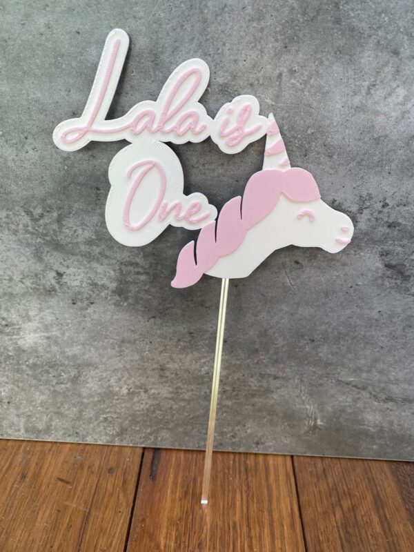 Unicorn Cake Topper - Image 2