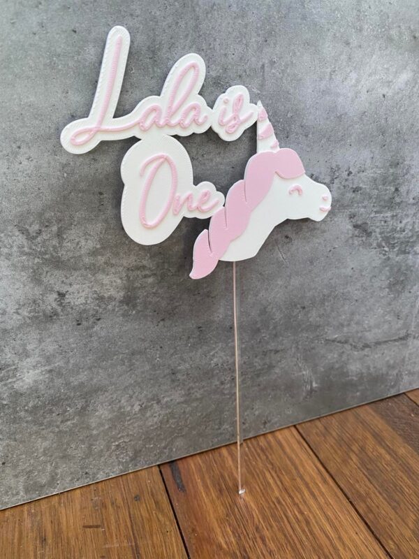 Unicorn Cake Topper - Image 3