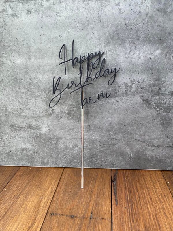 Happy Birthday Cake Topper - Image 4