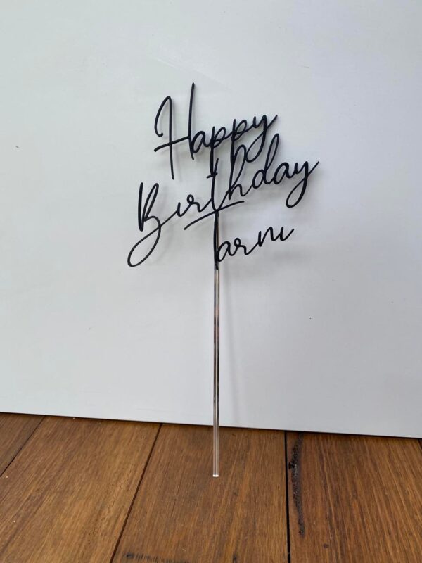 Happy Birthday Cake Topper - Image 2