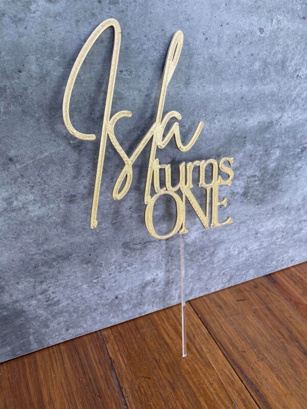 Birthday & Age Cake Topper