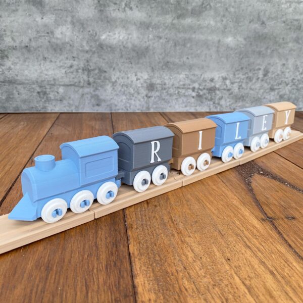 Blue themed Train