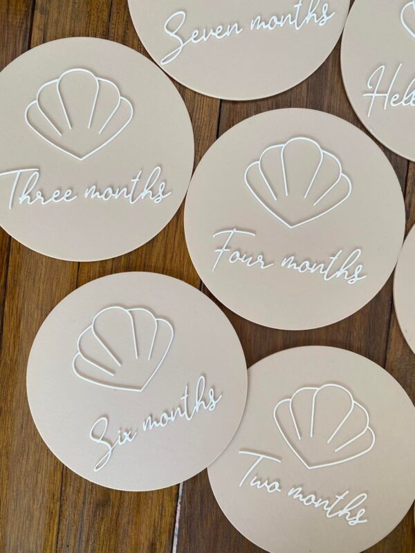 Baby Milestone Set - Shell - Image 2