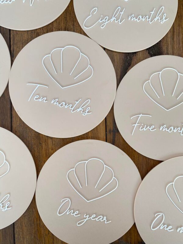 Baby Milestone Set - Shell - Image 3