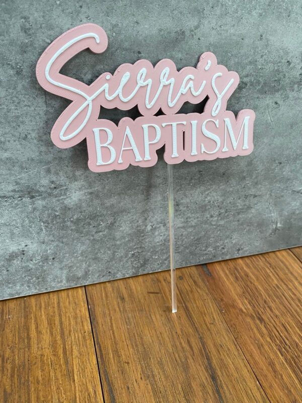 Baptism Cake Topper - Image 4