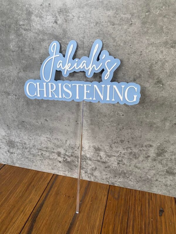 Baptism Cake Topper - Image 3