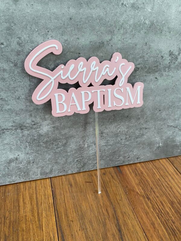 Baptism Cake Topper - Image 6