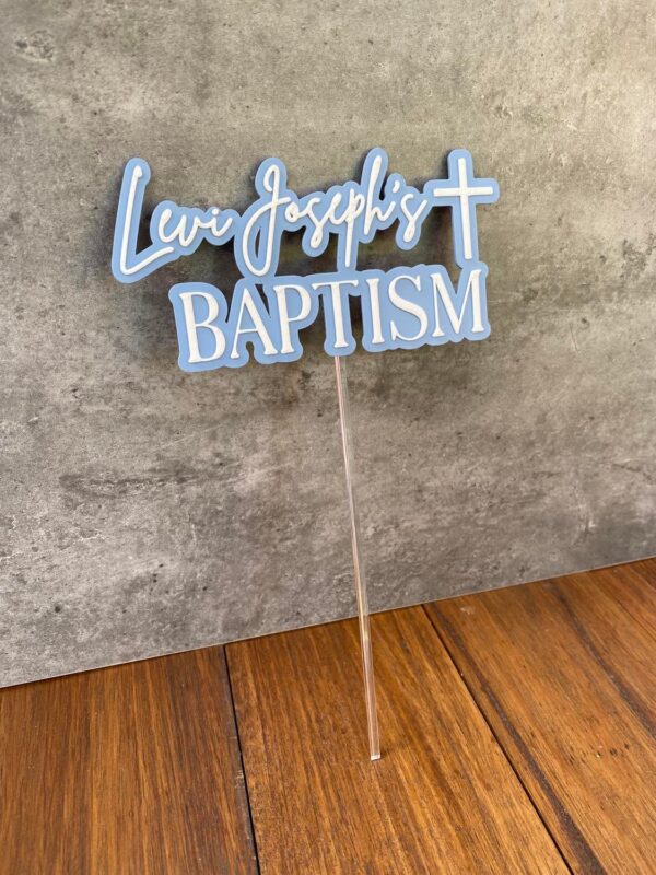 Baptism Cake Topper - Image 7