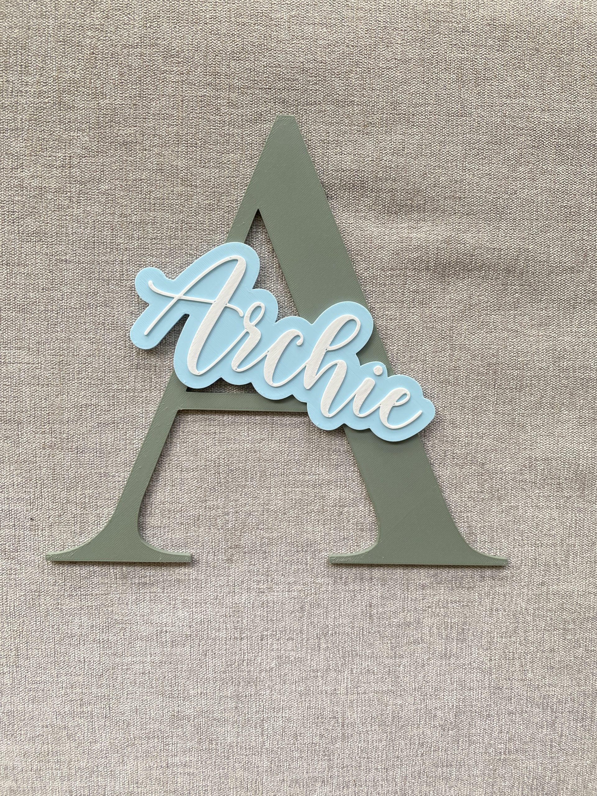 Name Letter Wall Decal