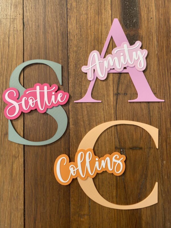 Name Letter Wall Decal