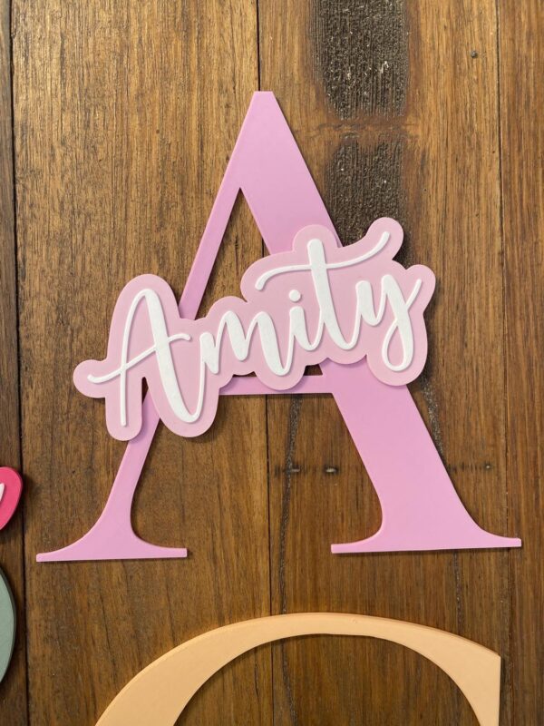 Name Letter Wall Decal - Image 2