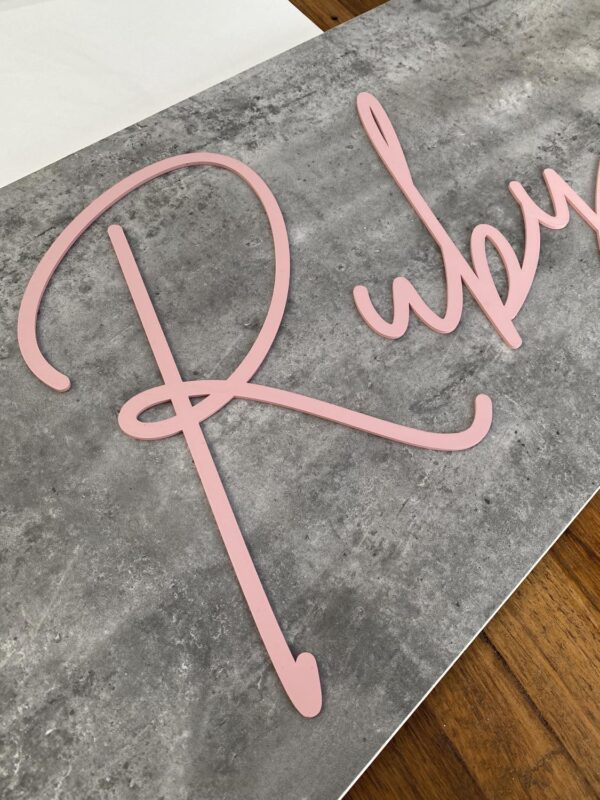 Large Name Wall Decal - Image 2