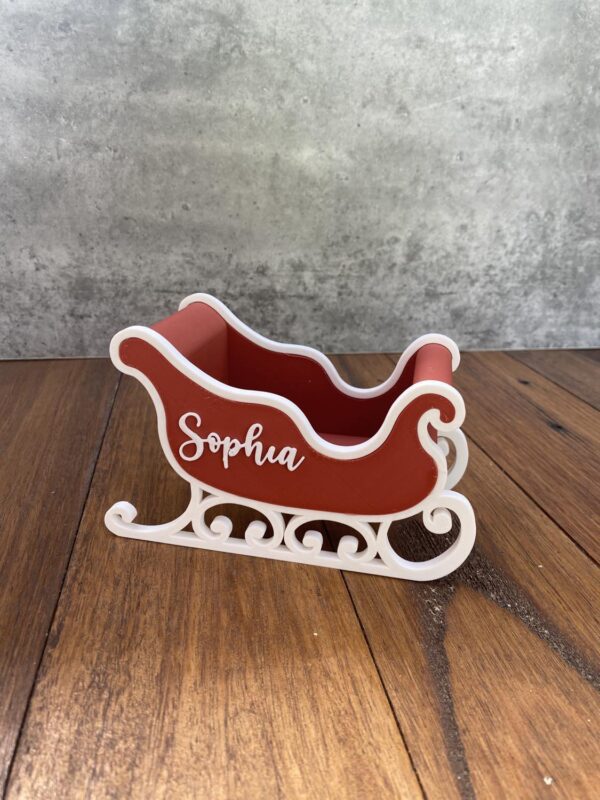 Decorative Personalised Santa Sleigh - Image 2
