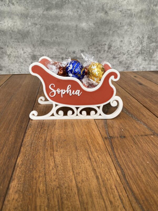 Decorative Personalised Santa Sleigh