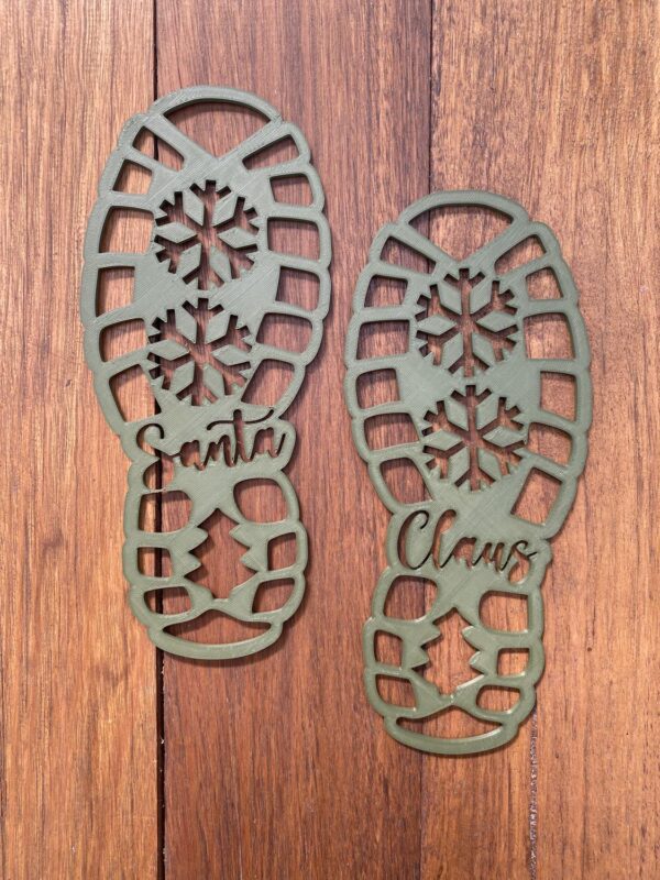Santa Claus Footprint Stencil - Image 2