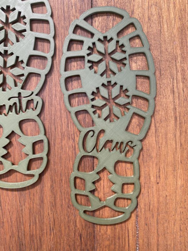 Santa Claus Footprint Stencil - Image 3
