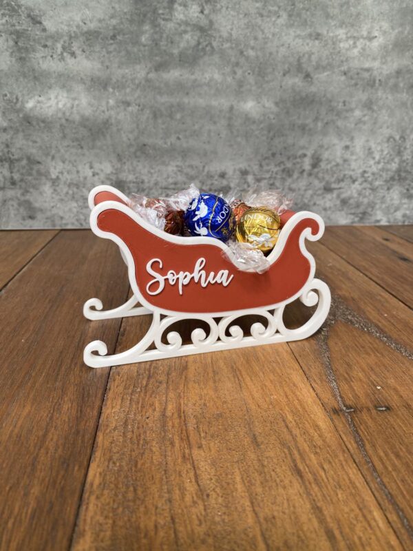 Decorative Personalised Santa Sleigh - Image 9