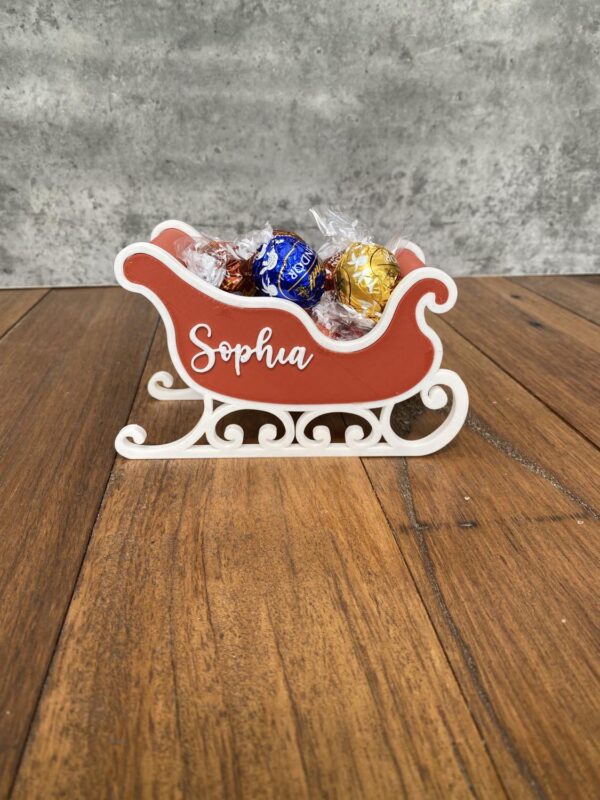 Decorative Personalised Santa Sleigh - Image 6