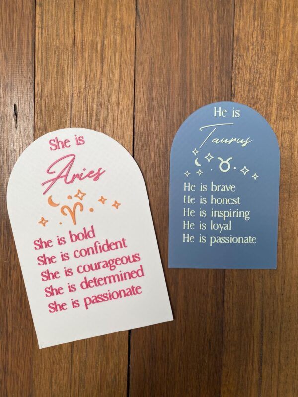 He/She Astrology Plaque - Image 2