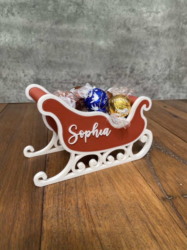 Decorative Personalised Santa Sleigh - Image 8