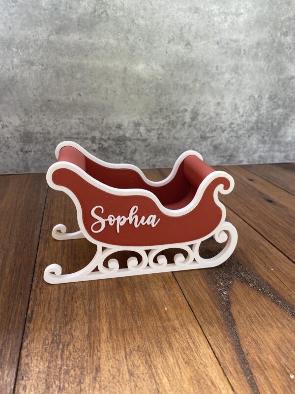 Decorative Personalised Santa Sleigh - Image 4