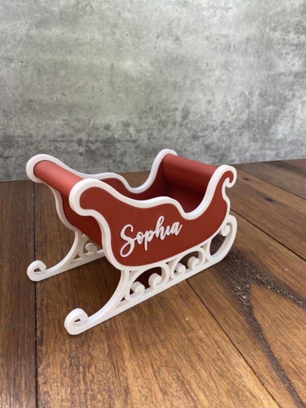 Decorative Personalised Santa Sleigh - Image 5