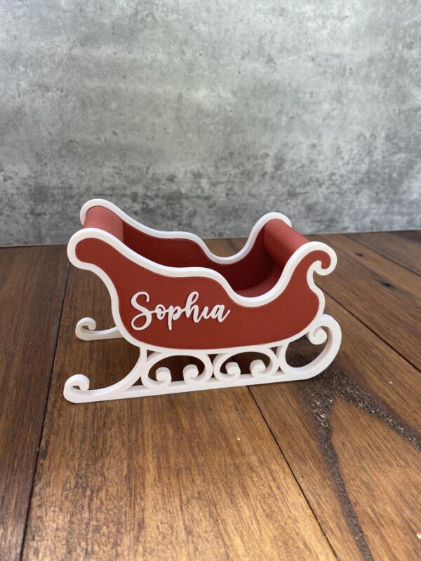 Decorative Personalised Santa Sleigh - Image 3