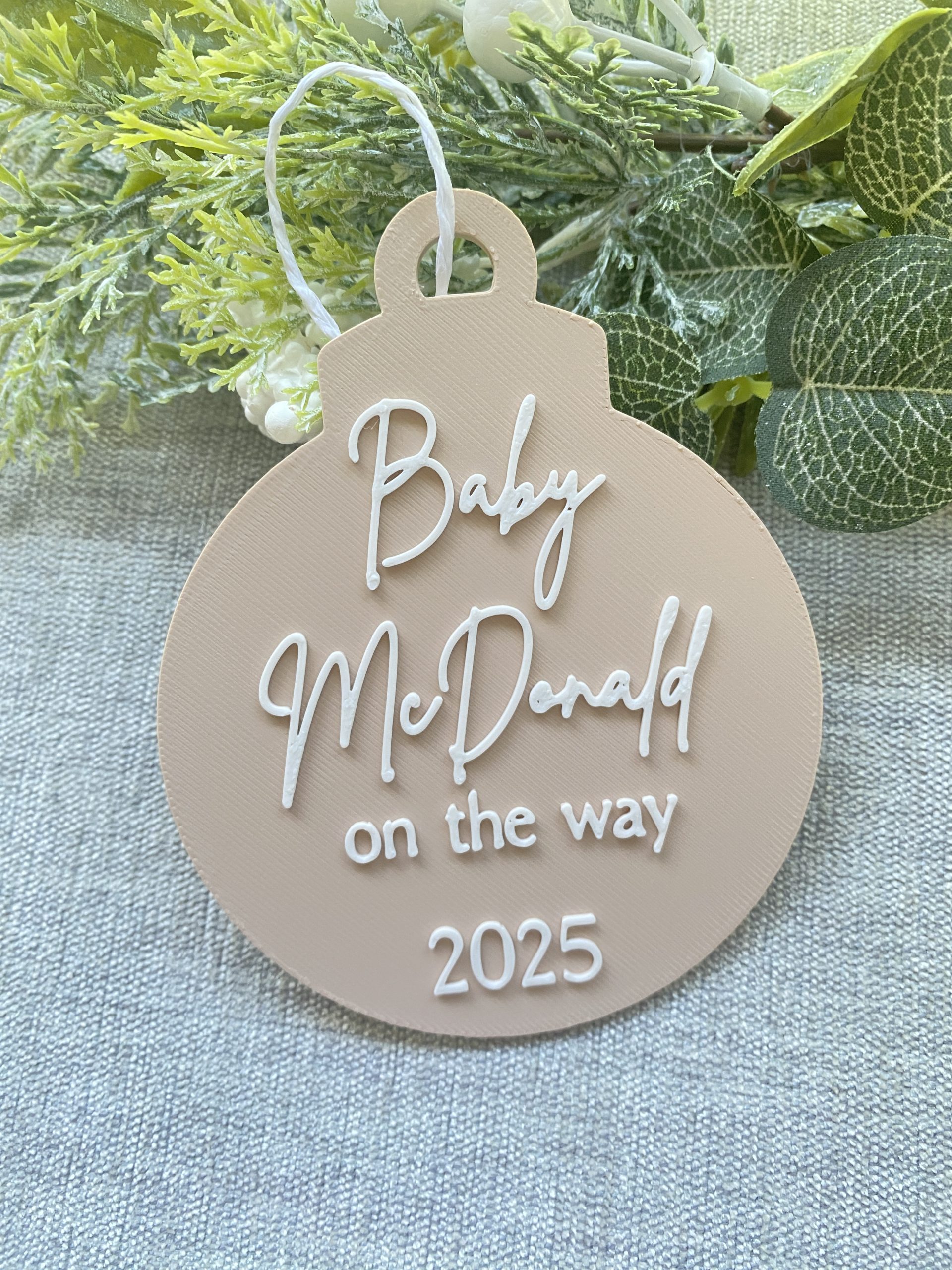 Baby On The Way Christmas Decoration - Image 3