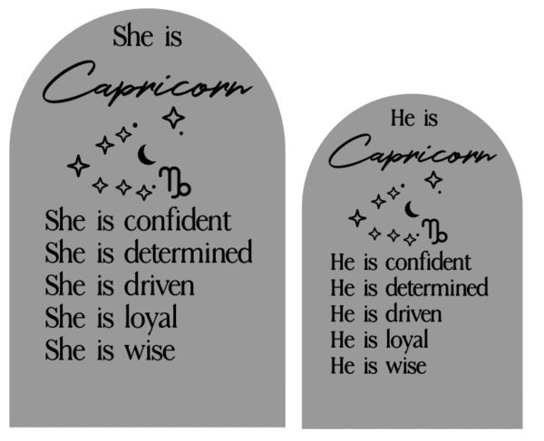 He/She Astrology Plaque - Image 19