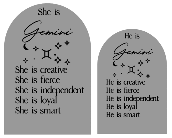 He/She Astrology Plaque - Image 14