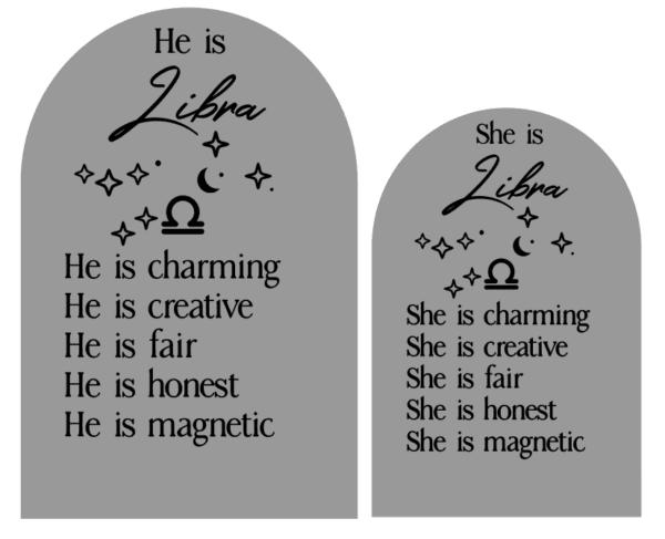 He/She Astrology Plaque - Image 18