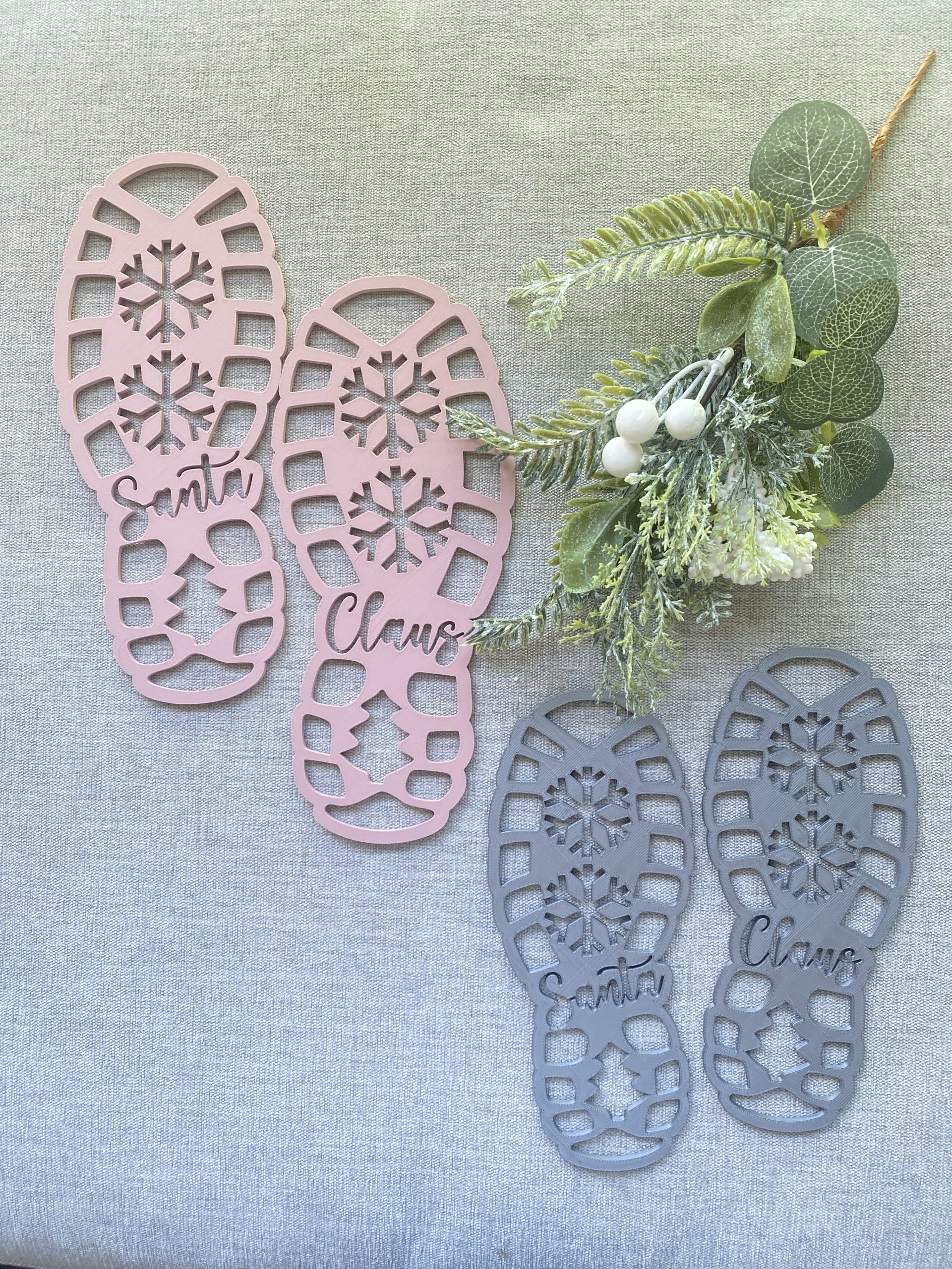 Santa Claus Footprint Stencil - Image 2