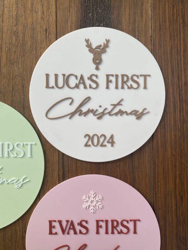 Baby's First Christmas Plaque - Image 4