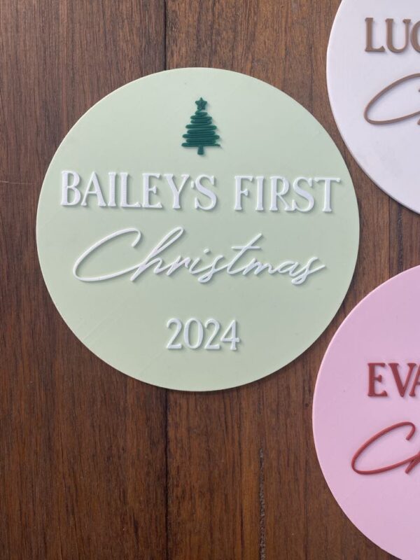 Baby's First Christmas Plaque - Image 3