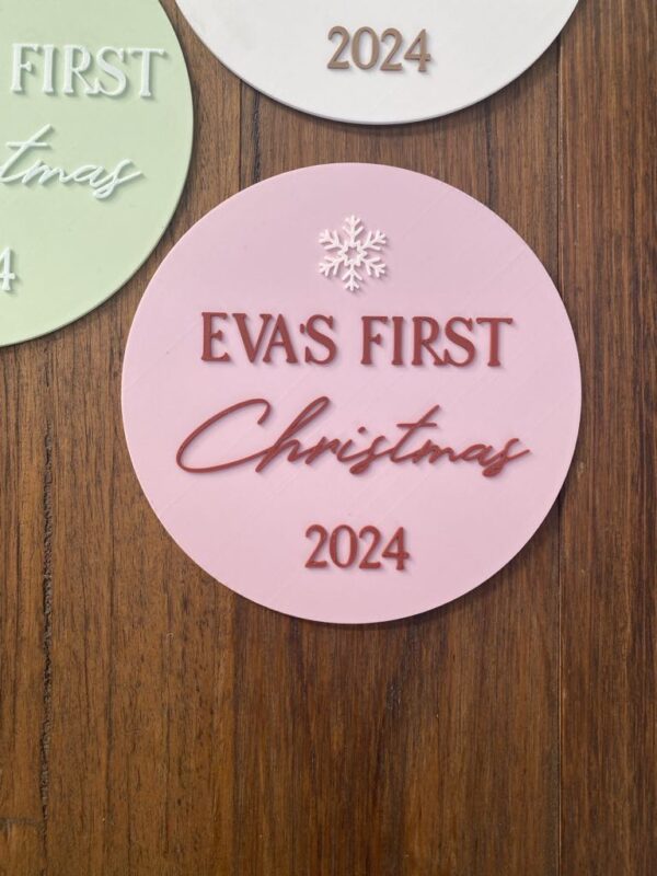 Baby's First Christmas Plaque - Image 2