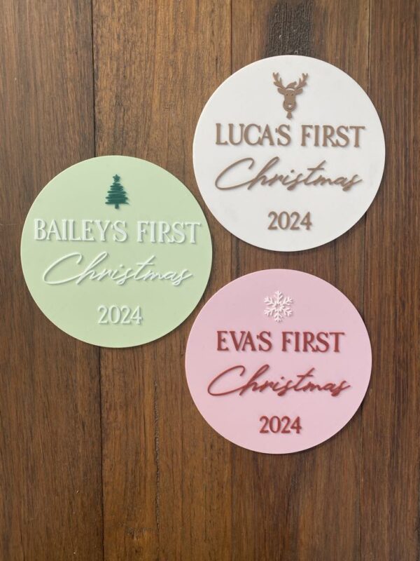 Baby's First Christmas Plaque