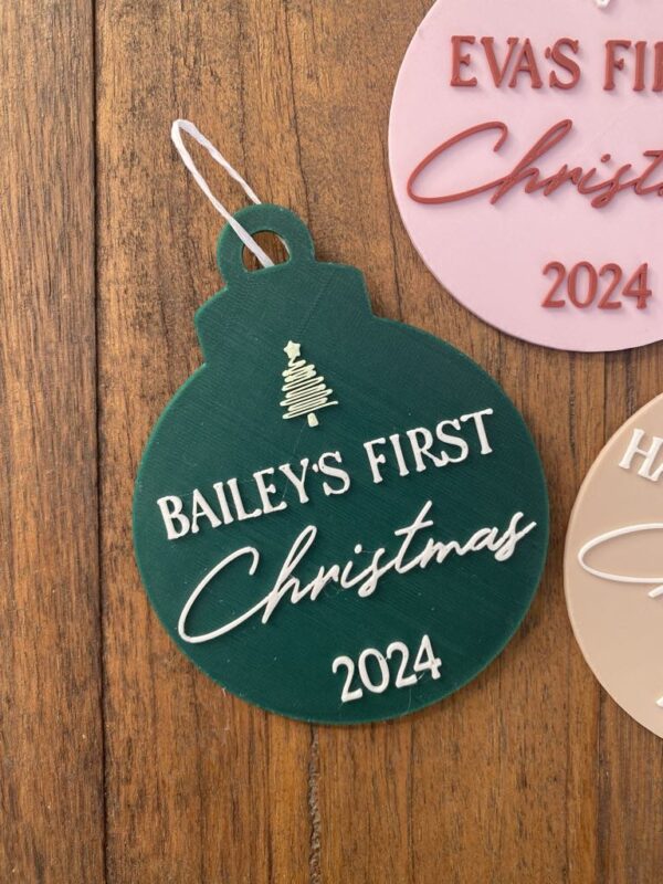 Baby's First Christmas Decoration - Image 2